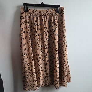 🌻4 For $20🌻a new day Animal Print A-Line Skirt